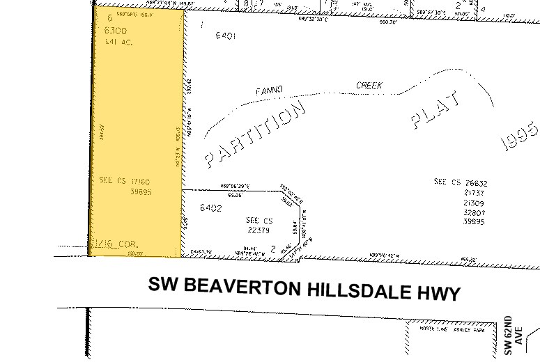 6443 SW Beaverton Hillsdale Hwy, Portland, OR à louer - Plan cadastral – Image 3 sur 3