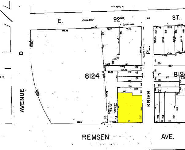929-933 Remsen Ave, Brooklyn, NY à vendre - Plan cadastral – Image 3 sur 3