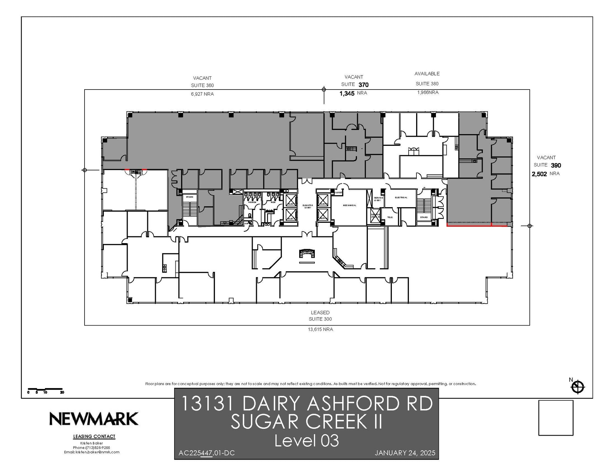 13131 Dairy Ashford Rd, Sugar Land, TX à louer Plan d’étage– Image 1 sur 1