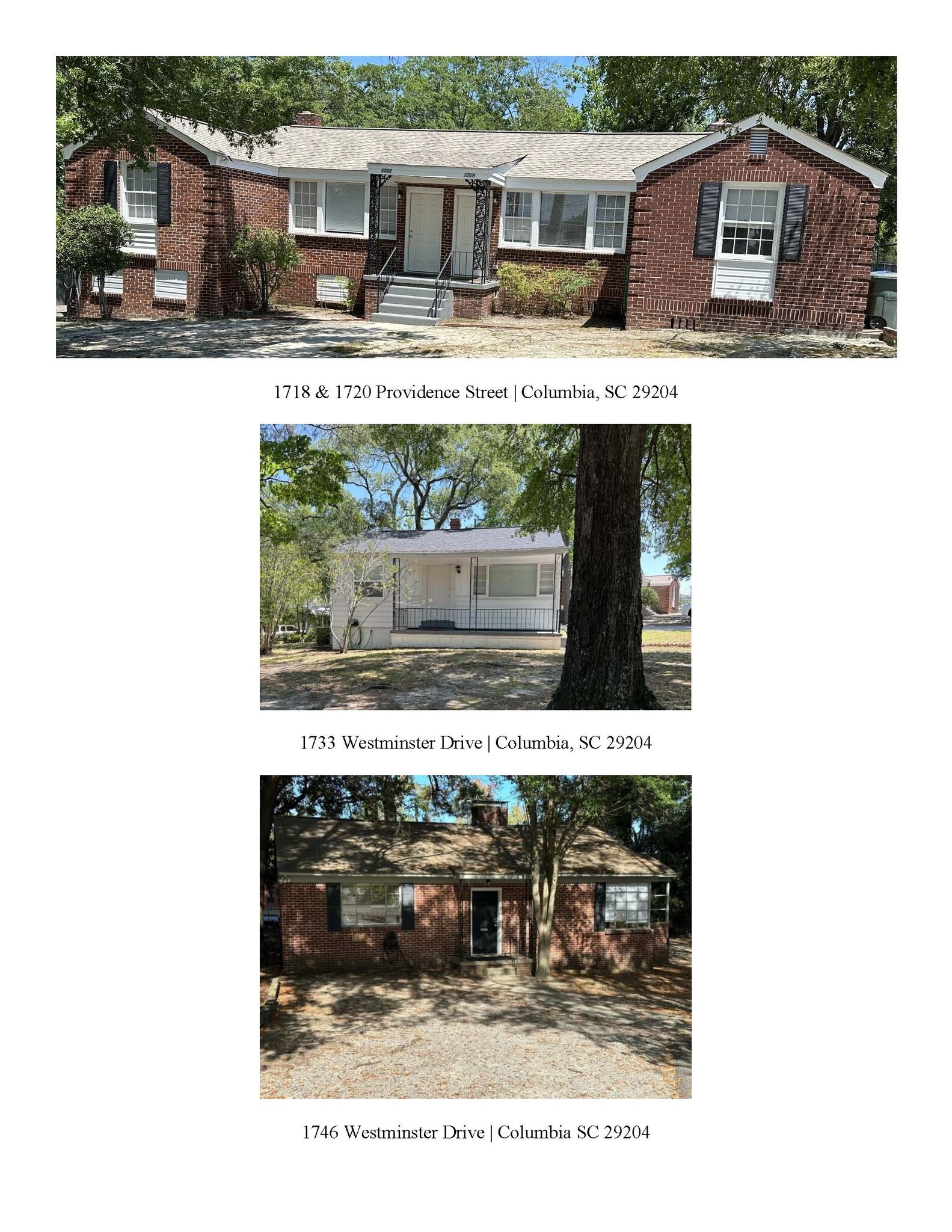 Two Houses & One Duplex Columbia, SC portefeuille de 3 biens à vendre sur LoopNet.fr Photo de l’immeuble– Image 1 sur 11