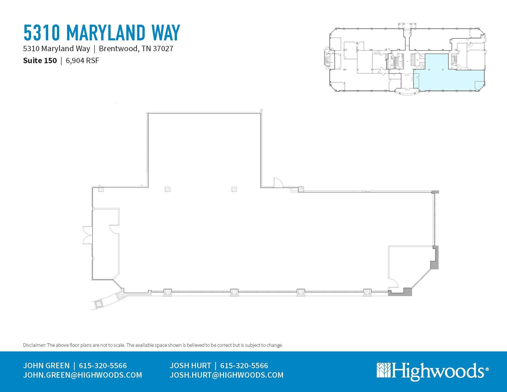 5410 Maryland Way, Brentwood, TN à louer Plan d’étage– Image 1 sur 1