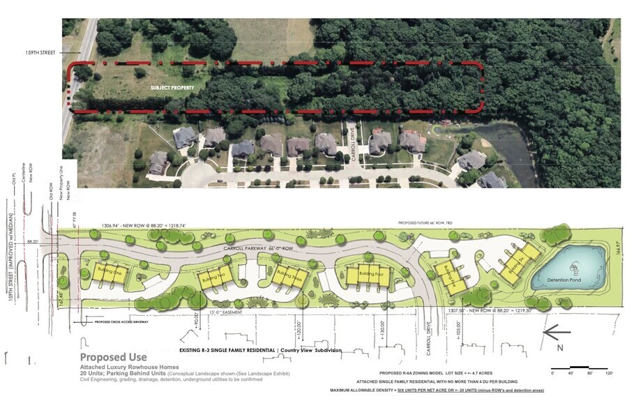 12362 159th st, Homer Glen, IL à vendre - Plan de site – Image 2 sur 6