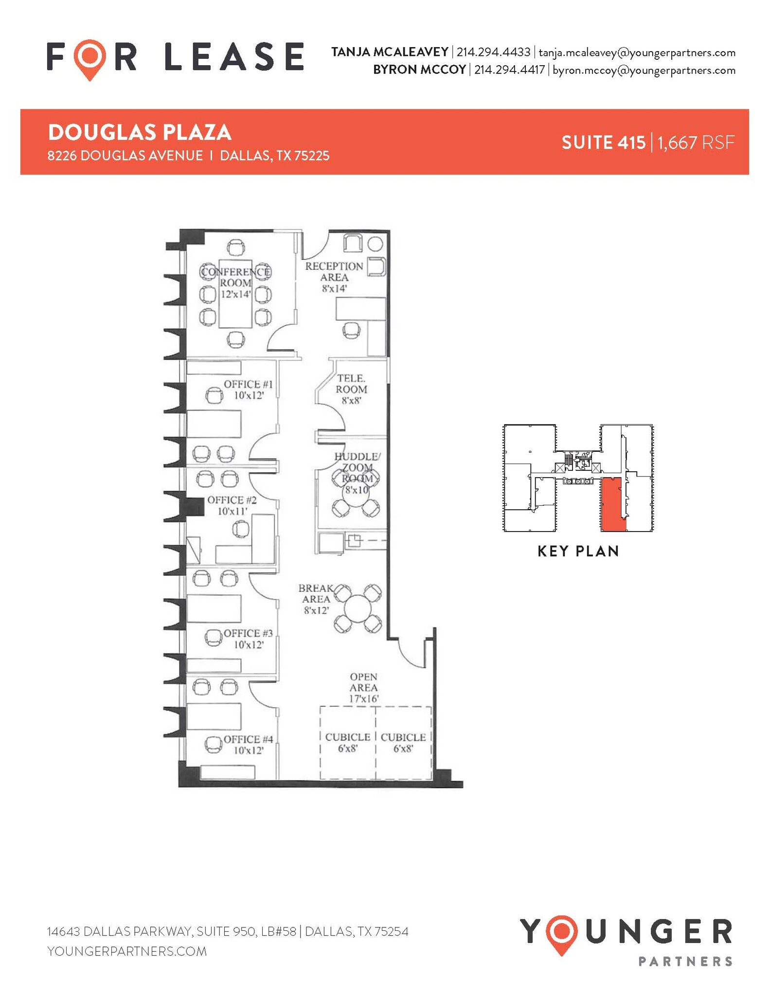8226 Douglas Ave, Dallas, TX à louer Plan d’étage– Image 1 sur 1