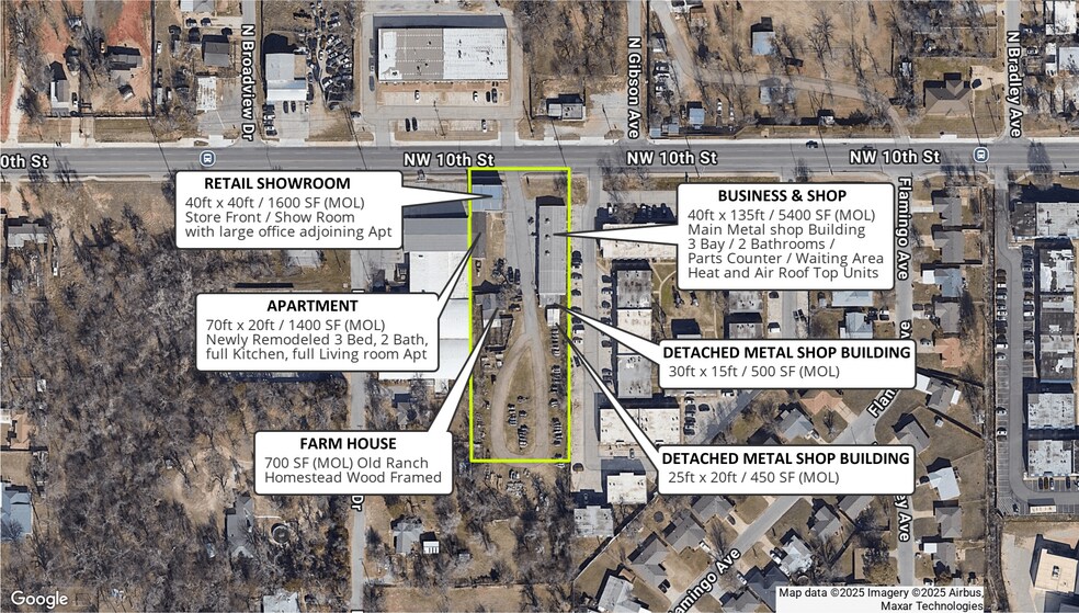 7706 NW 10th St, Oklahoma City, OK à vendre - Photo principale – Image 1 sur 19