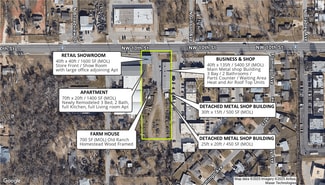 Plus de détails pour 7706 NW 10th St, Oklahoma City, OK - Local commercial à vendre