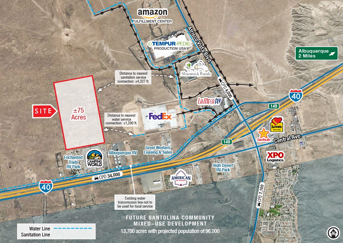 I-40 W Frontage Rd & Atrisco Vista Blvd, Albuquerque, NM à vendre Photo de l’immeuble– Image 1 sur 4