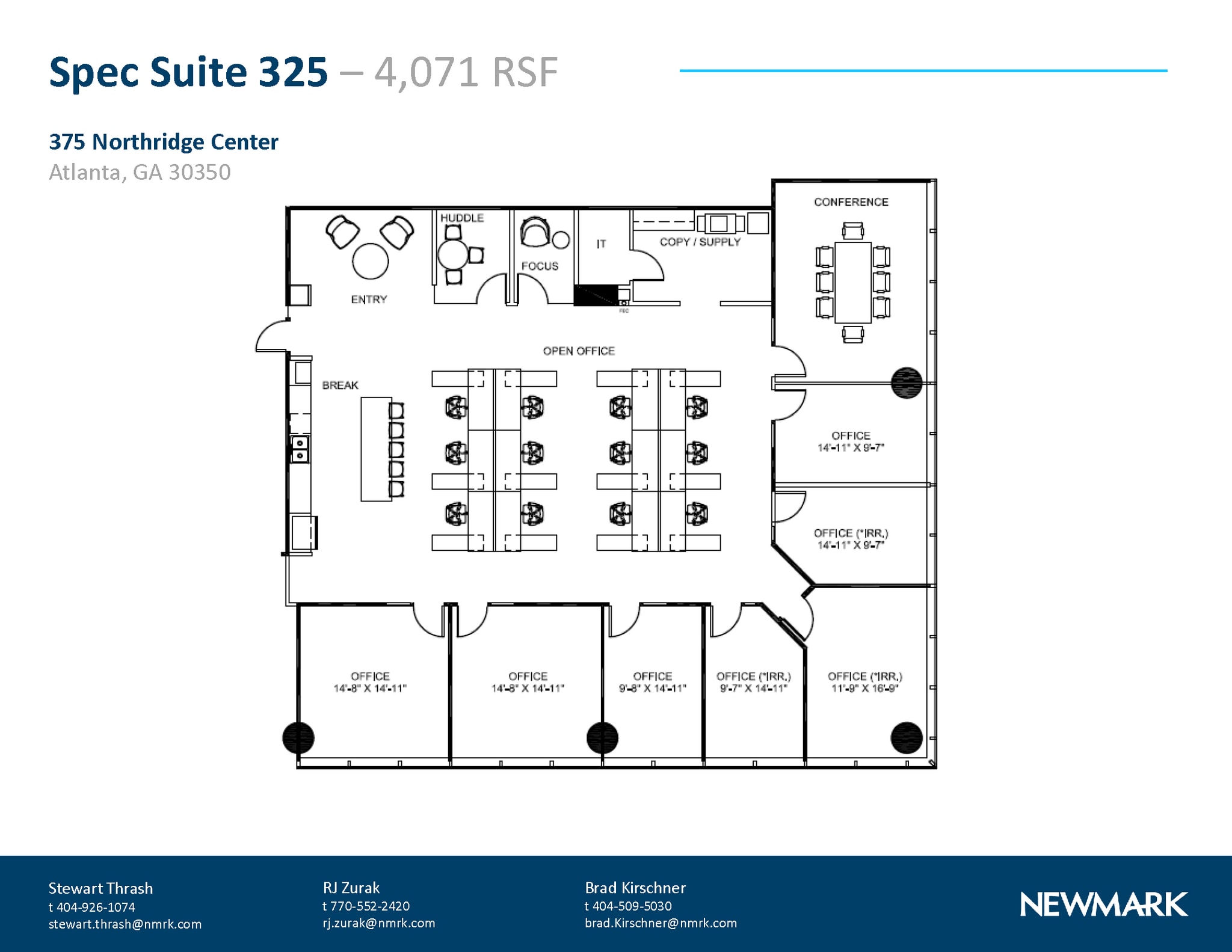 375 Northridge Rd, Atlanta, GA à louer Plan d’étage– Image 1 sur 16