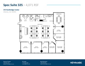 375 Northridge Rd, Atlanta, GA à louer Plan d’étage– Image 1 sur 16