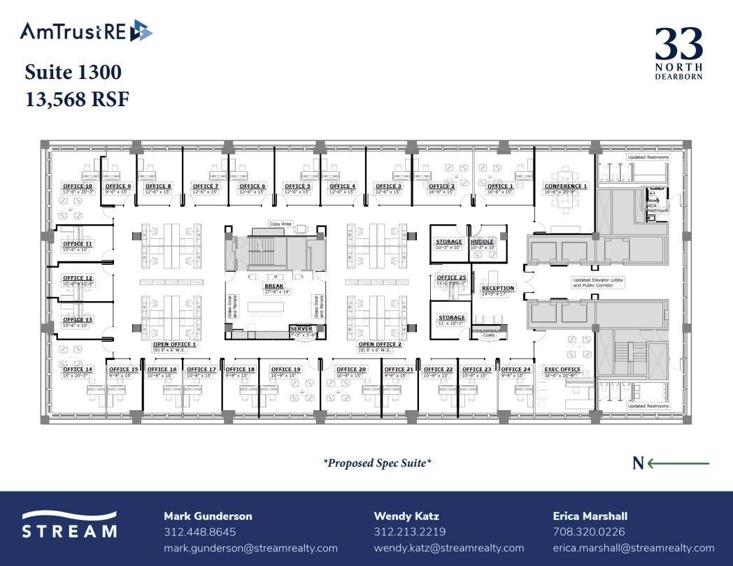 33 N Dearborn St, Chicago, IL à louer Plan d’étage– Image 1 sur 1