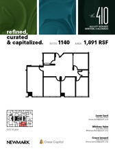 410 17th St, Denver, CO à louer Plan d’étage– Image 1 sur 1