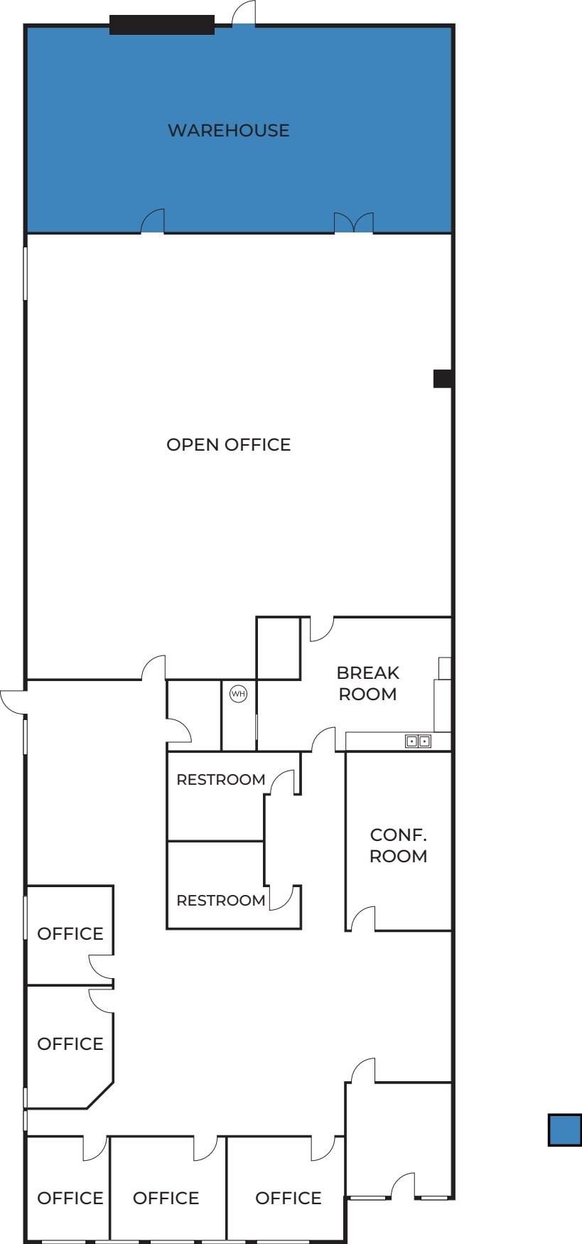 2140-2150 Bering Dr, San Jose, CA à louer Plan d’étage– Image 1 sur 1
