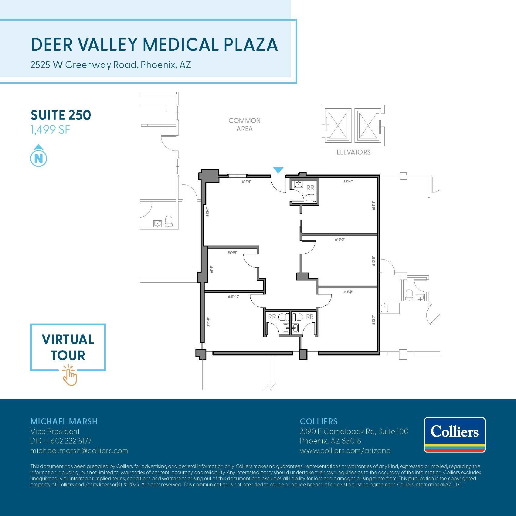 2525 W Greenway Rd, Phoenix, AZ à louer Plan d’étage– Image 1 sur 1