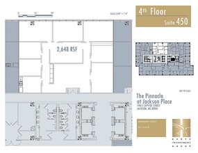 190 E Capitol St, Jackson, MS à louer Plan de site– Image 1 sur 1