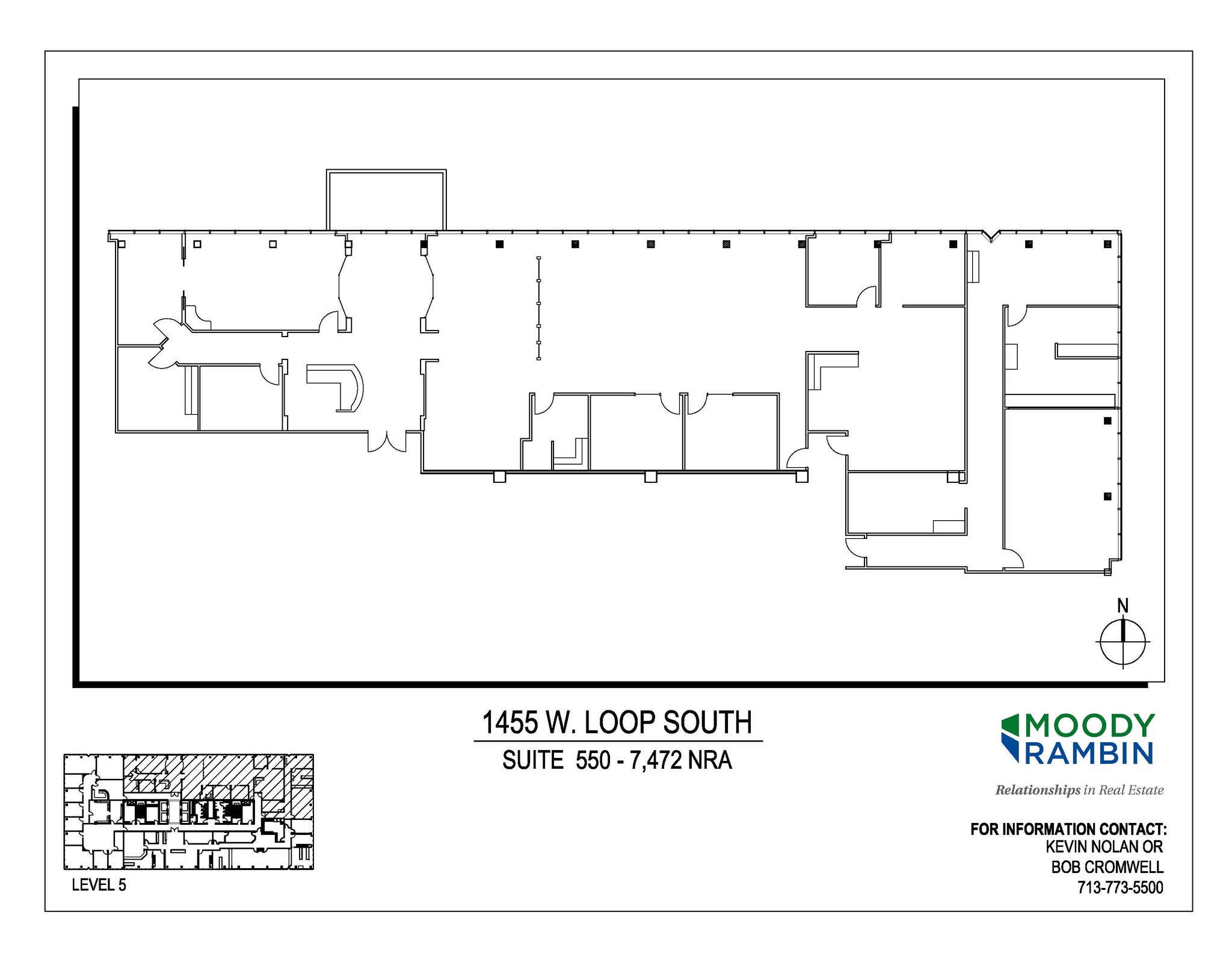 1455 West Loop S, Houston, TX à louer Plan d’étage– Image 1 sur 1