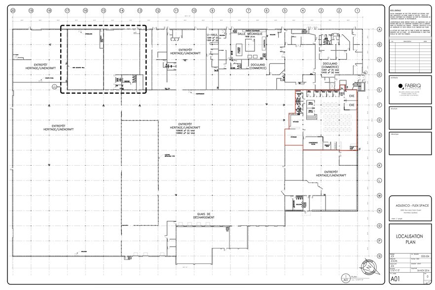 4990-5016 Rue Jean-Talon O, Montréal, QC à louer - Plan de site – Image 2 sur 5