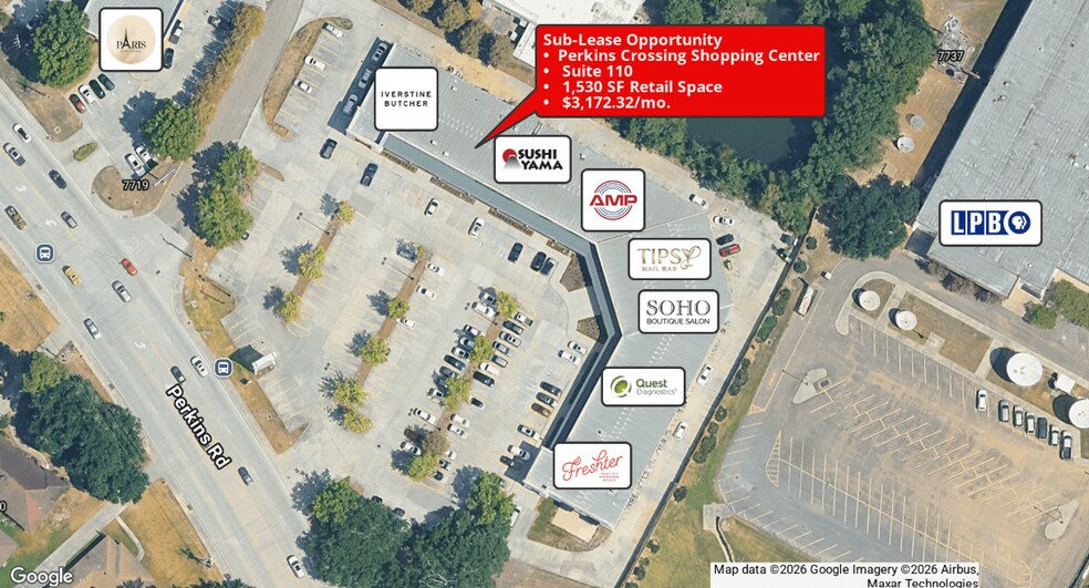7731 Perkins Rd, Baton Rouge, LA à louer - Photo de l’immeuble – Image 2 sur 10