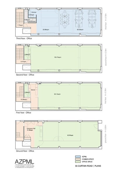 55 Curtain Rd, Londres à louer - Plan d’étage – Image 2 sur 19