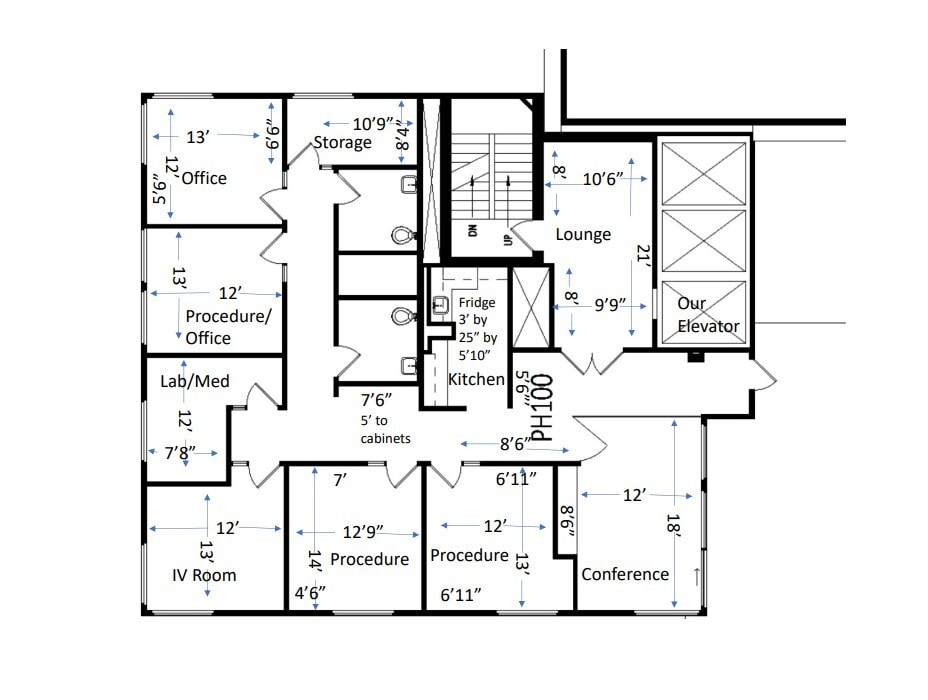 9301 Wilshire Blvd, Beverly Hills, CA à louer Plan d’étage– Image 1 sur 5
