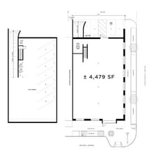 8552 Melrose Ave, West Hollywood, CA à louer Plan d’étage– Image 1 sur 1