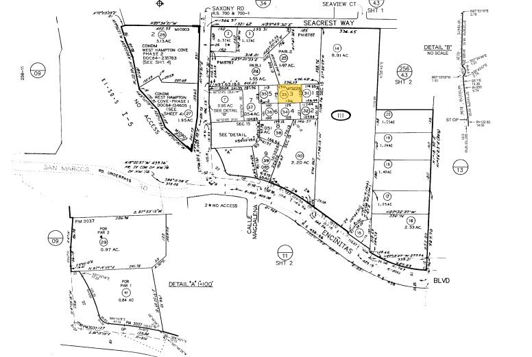 332 Encinitas Blvd, Encinitas, CA à louer - Plan cadastral – Image 3 sur 6