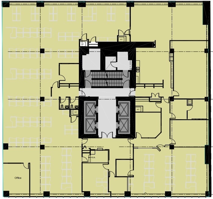 2055 Rue Peel, Montréal, QC à louer Plan d’étage– Image 1 sur 1