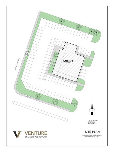 1890 S Clinton Ave, Rochester, NY à louer - Plan de site – Image 2 sur 4