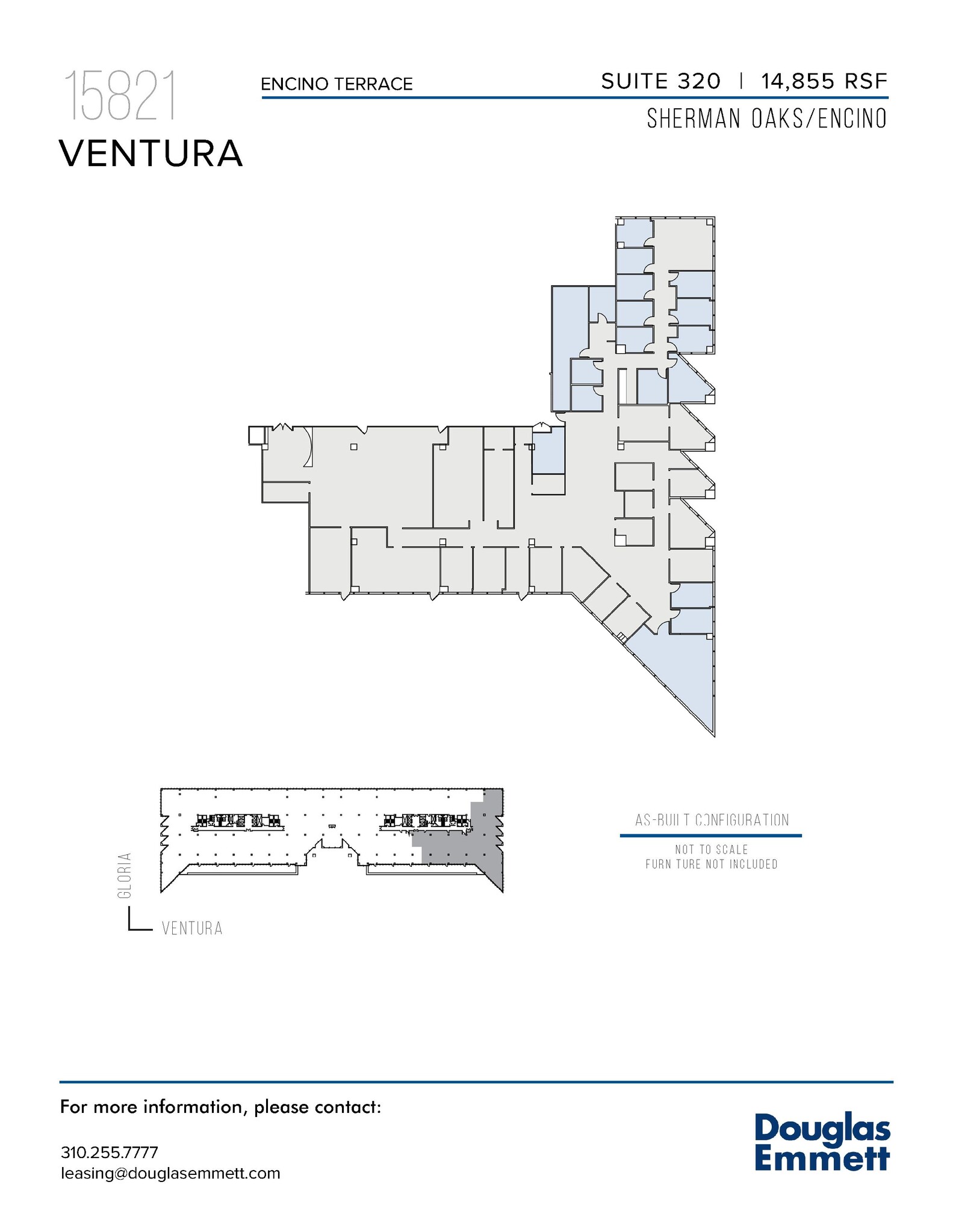 15821 Ventura Blvd, Encino, CA à louer Plan d’étage– Image 1 sur 1