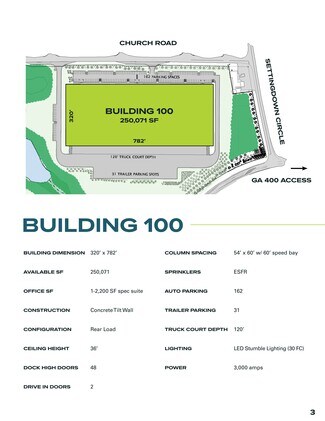 Plus de détails pour 4165 Settingdown Rd, Cumming, GA - Industriel/Logistique à louer