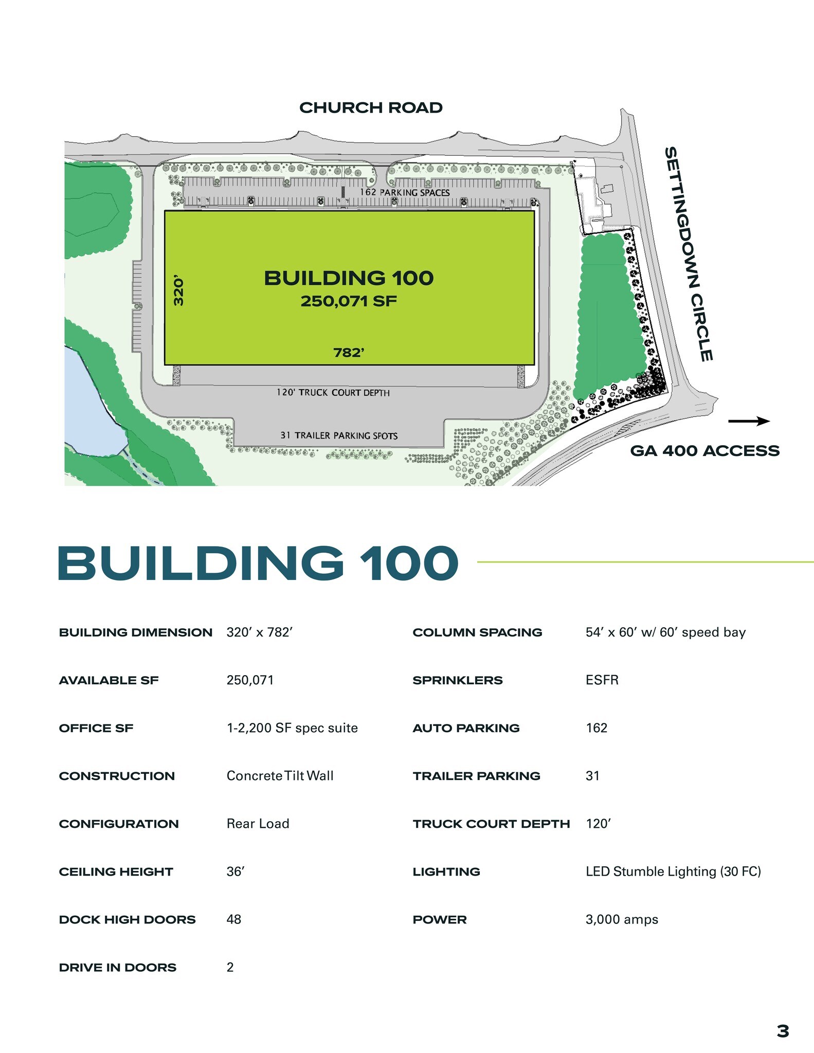 4165 Settingdown Rd, Cumming, GA à louer Plan de site– Image 1 sur 12