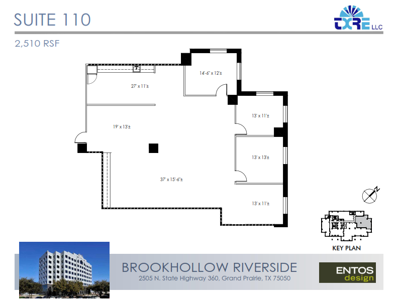 2505 N State Highway 360, Grand Prairie, TX à louer Plan d’étage– Image 1 sur 1