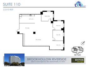 2505 N State Highway 360, Grand Prairie, TX à louer Plan d’étage– Image 1 sur 1