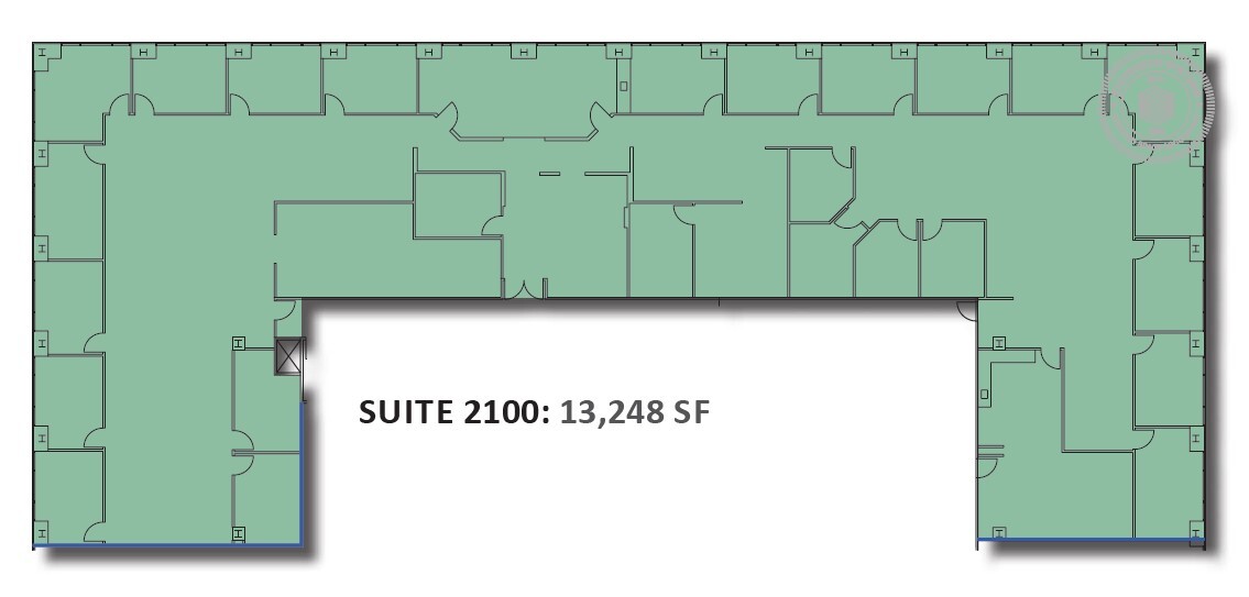 915 Wilshire Blvd, Los Angeles, CA à louer Plan d’étage– Image 1 sur 2