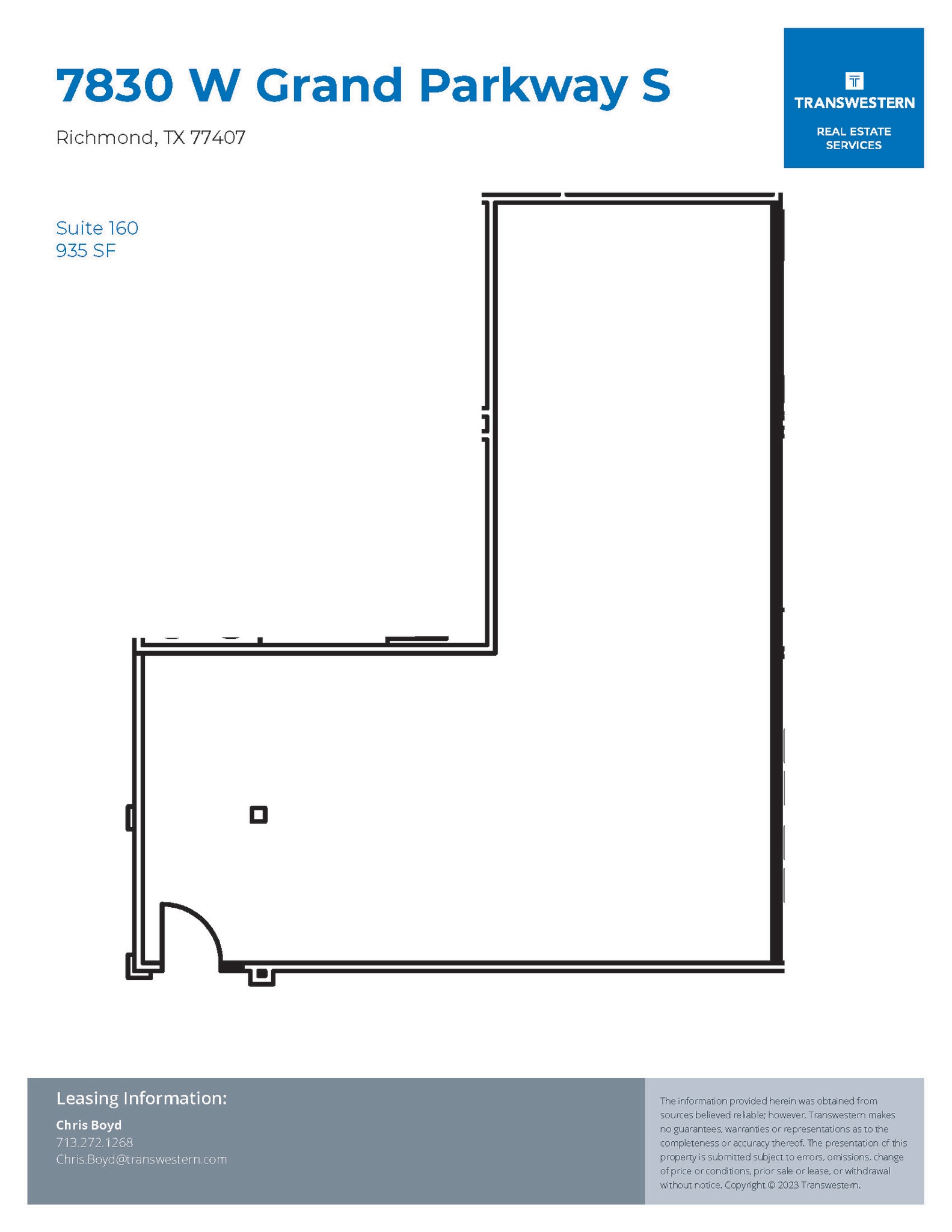 7830 W Grand Pky S, Richmond, TX à louer Plan d’étage– Image 1 sur 1