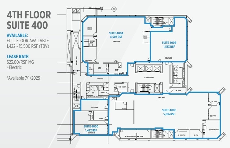 316 W Washington Ave, Madison, WI à louer Plan d’étage– Image 1 sur 1