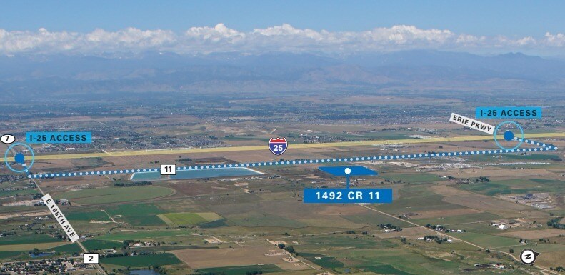 1492 County Road 11 - LAND, Erie, CO à louer - Aérien – Image 3 sur 4