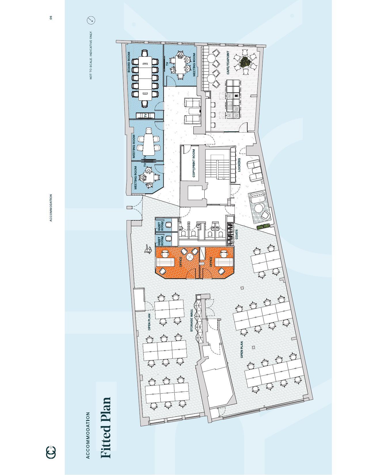 16-17 Clerkenwell Clos, Londres à louer Plan d’étage– Image 1 sur 2