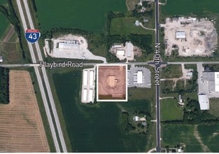 4117 Playbird Rd, Sheboygan, WI - VUE AÉRIENNE  vue de carte
