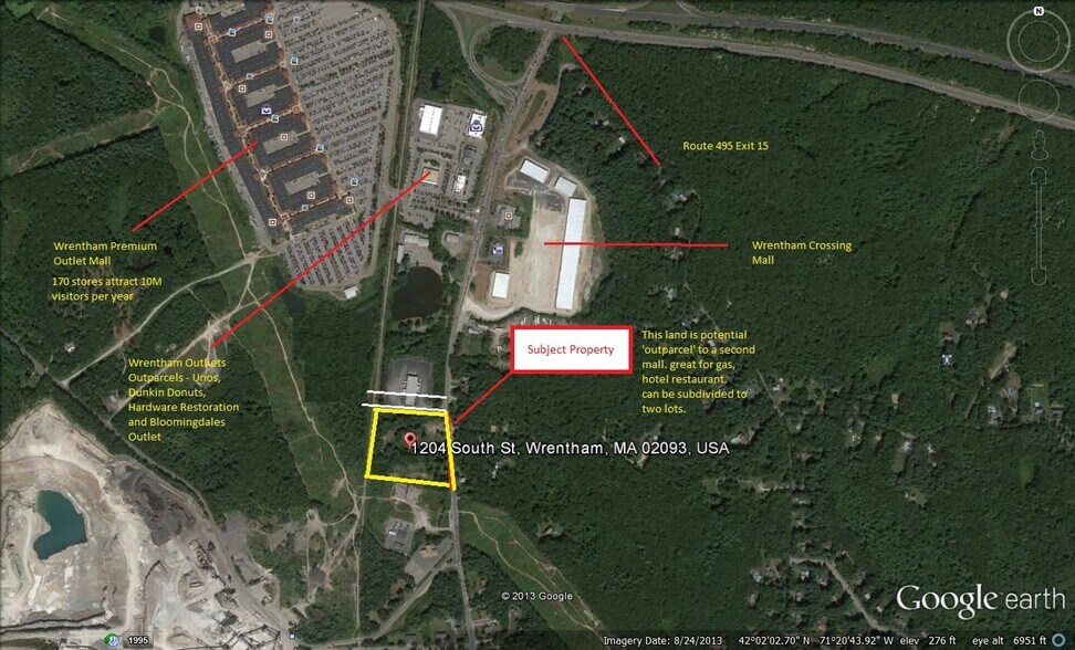 1204 South St, Wrentham, MA à vendre - Photo de l’immeuble – Image 1 sur 3