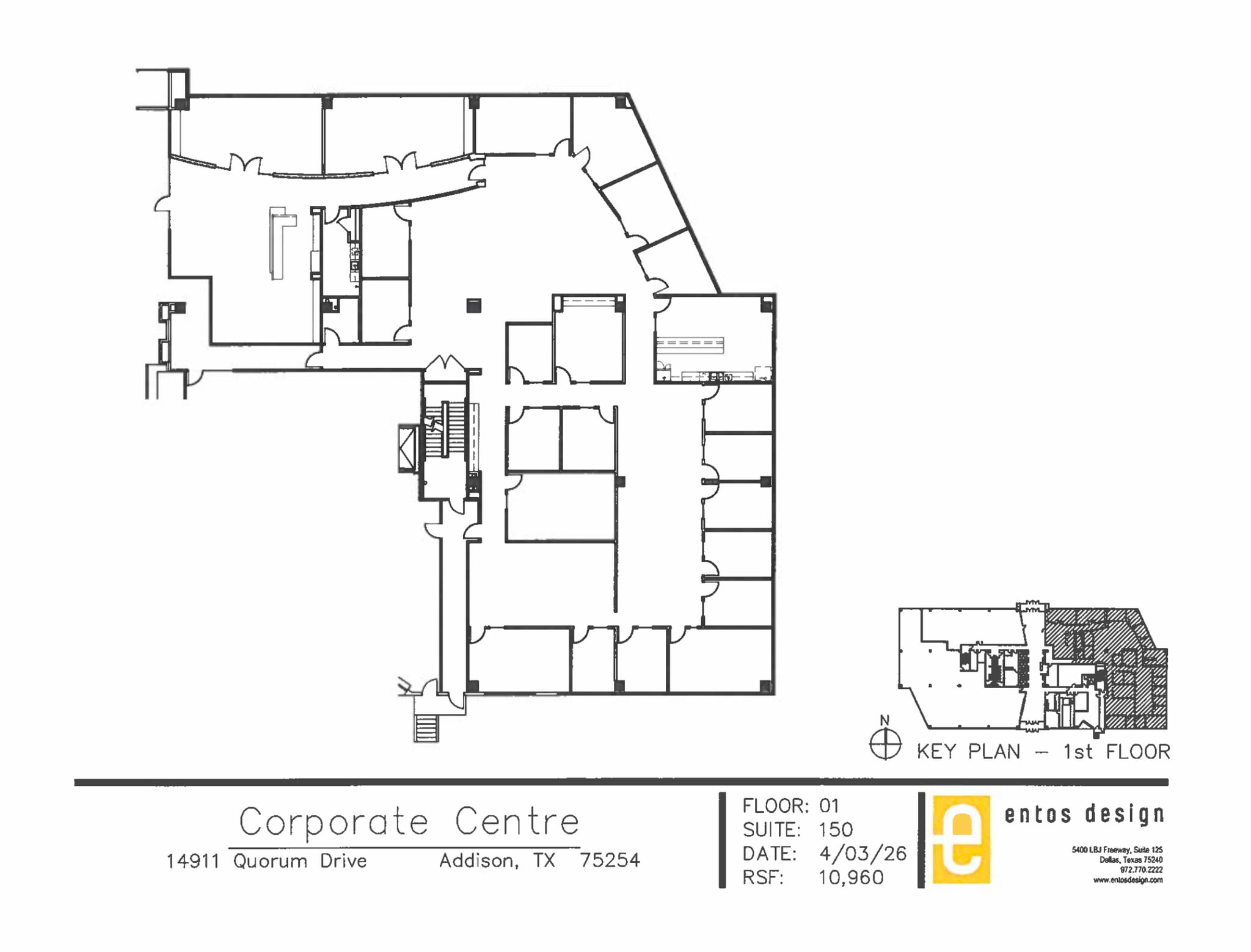 14911 Quorum Dr, Addison, TX à louer Plan d’étage– Image 1 sur 1