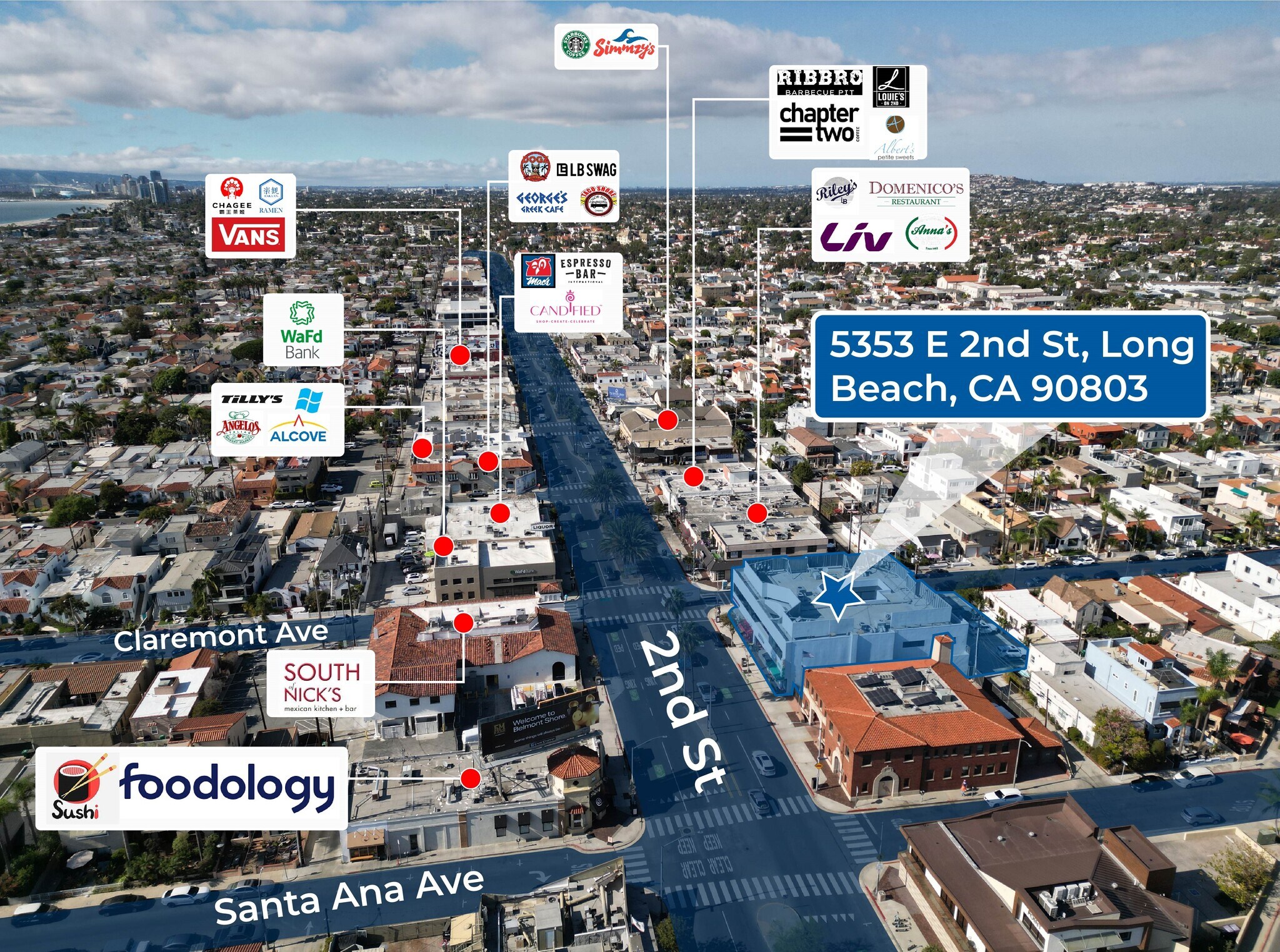 5353 E 2nd St, Long Beach, CA à louer Photo de l’immeuble– Image 1 sur 17