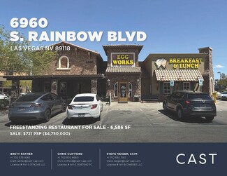 Plus de détails pour 6960 S Rainbow Blvd, Las Vegas, NV - Local commercial à vendre