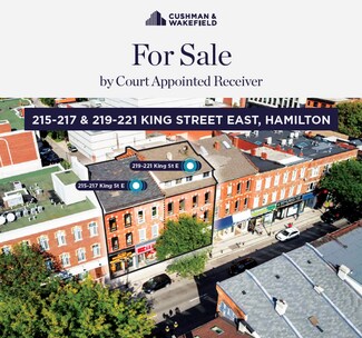 Plus de détails pour 215-217 King St E, Hamilton, ON - Local commercial à vendre