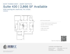 4230 Harding Rd, Nashville, TN à louer Plan de site– Image 1 sur 1