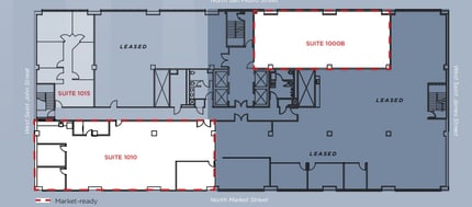111 W Saint John St, San Jose, CA à louer Plan d’étage– Image 1 sur 1