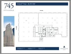 745 Fifth Ave, New York, NY à louer Plan d’étage– Image 1 sur 1
