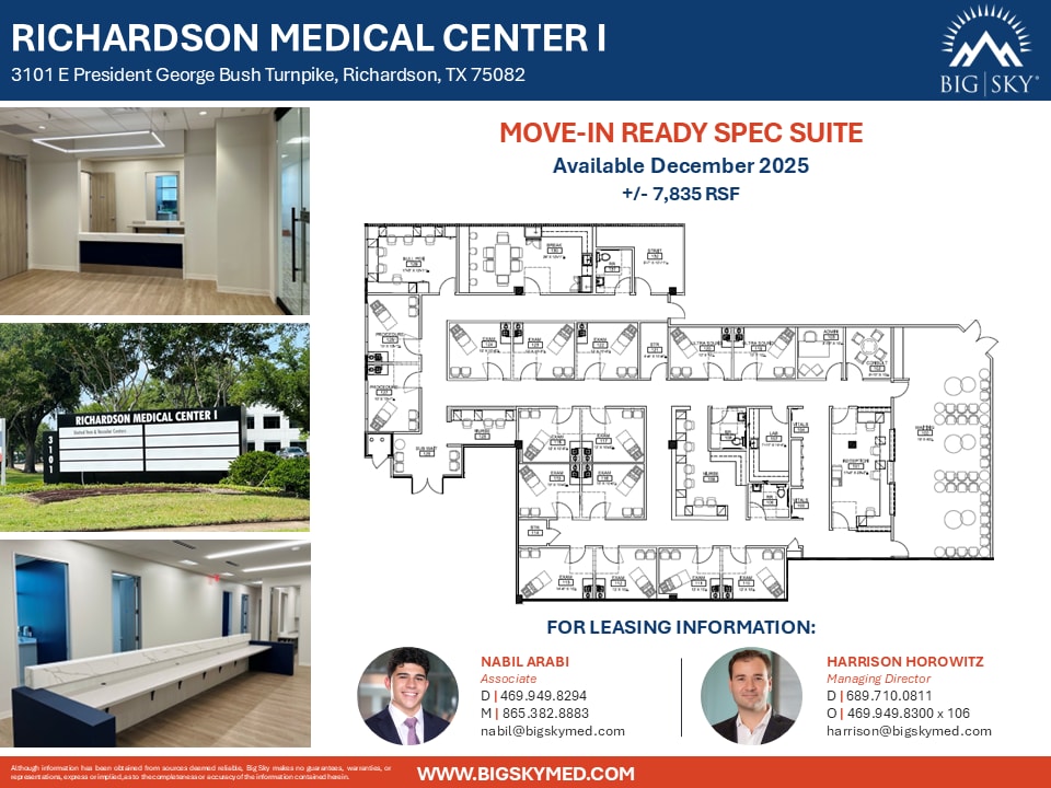 3101 E President George Bush Hwy, Richardson, TX à louer Plan d’étage– Image 1 sur 2