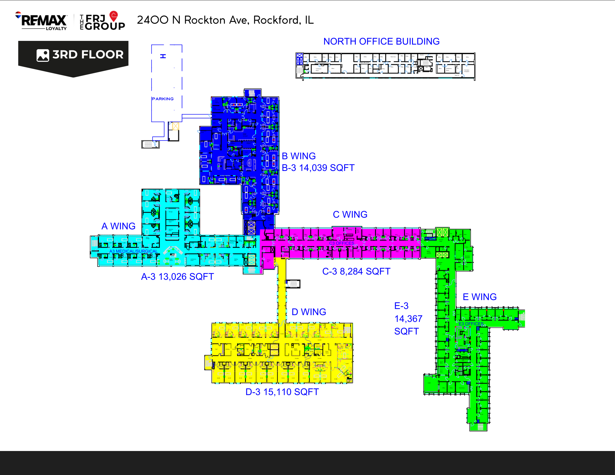 2400 N Rockton Ave, Rockford, IL à louer Plan d’étage– Image 1 sur 1