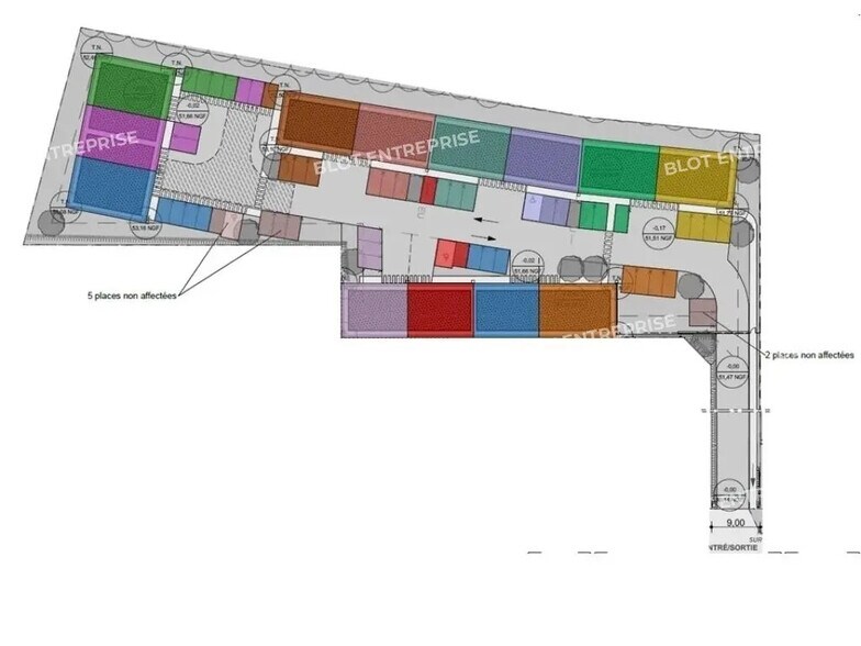 Local d'activités dans Treillières à vendre - Plan de site – Image 3 sur 3
