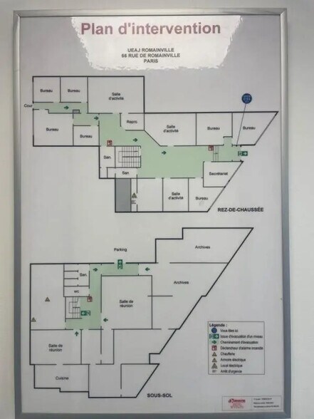 66 Rue De Romainville, Paris à louer - Plan d’étage – Image 2 sur 2