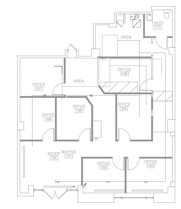 900 17th St NW, Washington, DC à louer Plan d’étage– Image 1 sur 1